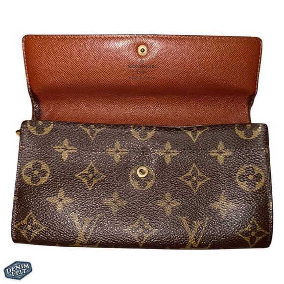 Louis Vuitton Monogram Canvas Sarah Long Wallet 👜 Classic Style | Iconic LV - Picture 3 of 14
